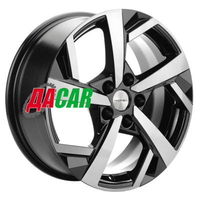 Khomen Wheels KHW1712 (CS75) 7x17/5x114,3 ET45 D60,1 Black-FP