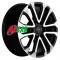 Khomen Wheels KHW1805 (LC Prado) 7,5x18/6x139,7 ET25 D106,1 Black-FP