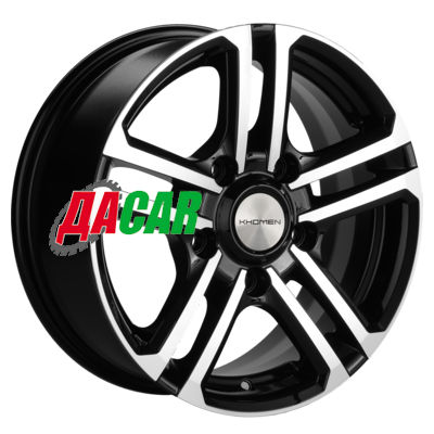 Khomen Wheels KHW1602 (Niva 4x4 Bronto) 6,5x16/5x139,7 ET35 D98,5 Black-FP