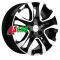 Khomen Wheels KHW1503 (Vesta) 6x15/4x100 ET50 D60,1 Black-FP