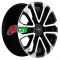 Khomen Wheels KHW1805 (Pajero) 7,5x18/6x139,7 ET46 D67,1 Black-FP