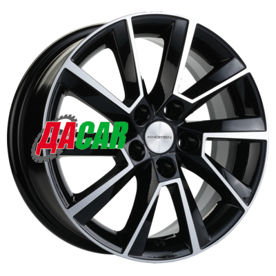Khomen Wheels KHW1507 (Polo) 6x15/5x100 ET40 D57,1 Black-FP