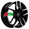 Khomen Wheels KHW1708 (Kodiaq/Tiguan) 6,5x17/5x112 ET38 D57,1 Black-FP