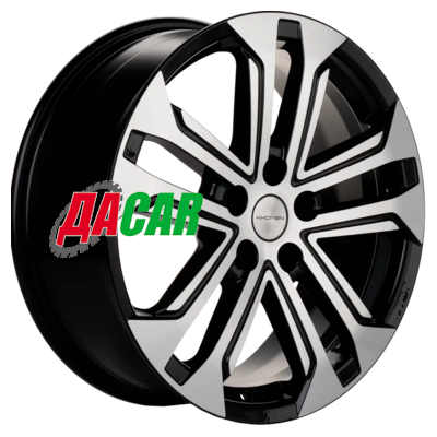 Khomen Wheels KHW1803 (Coolray) 7x18/5x114,3 ET50 D54,1 Black-FP