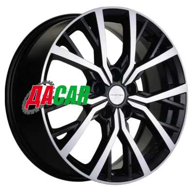 Khomen Wheels KHW1806 (Coolray) 7x18/5x114,3 ET50 D54,1 Black-FP