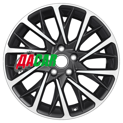 Khomen Wheels KHW1804 (XC40/XC60) 7,5x18/5x108 ET50 D63,3 Black-FP