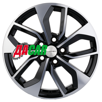 Khomen Wheels KHW1703 (CX-5/Seltos/Optima) 7x17/5x114,3 ET50 D67,1 Black-FP