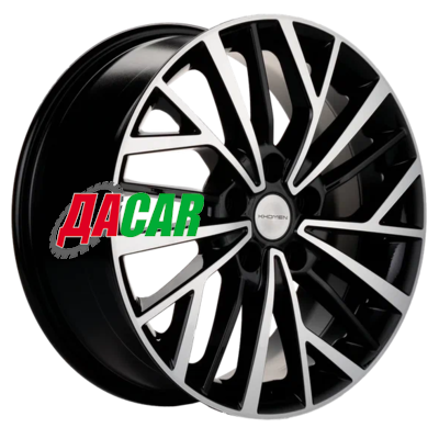 Khomen Wheels KHW1717 (CS75) 7x17/5x114,3 ET45 D60,1 Black-FP