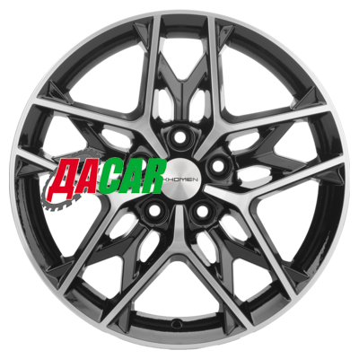 Khomen Wheels KHW1709 (Camry) 7x17/5x114,3 ET45 D60,1 Black-FP