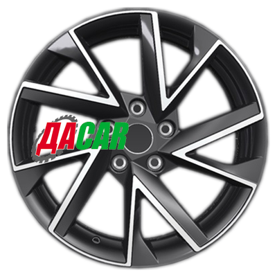 Khomen Wheels KHW1714 (Kodiaq) 7x17/5x112 ET40 D57,1 Black-FP