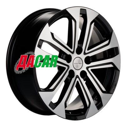 Khomen Wheels KHW1803 (Chery Tiggo 4/Tiggo 7 Pro) 7x18/5x108 ET33 D60,1 Black-FP