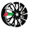 Khomen Wheels KHW1804 (DFM AX7/580/Evolute i-Pro) 7,5x18/5x108 ET45 D65,1 Black-FP