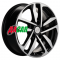 Khomen Wheels KHW1612 (Optima/Soul) 6,5x16/5x114,3 ET41 D67,1 Black-FP