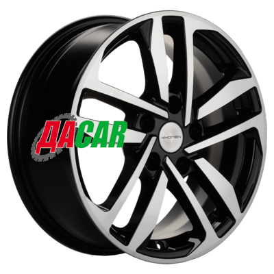 Khomen Wheels KHW1612 (Optima/Soul) 6,5x16/5x114,3 ET41 D67,1 Black-FP