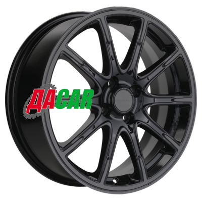 Khomen Wheels KHW1707 (Lada Vesta) 6,5x17/4x100 ET50 D60,1 Black-FP matt