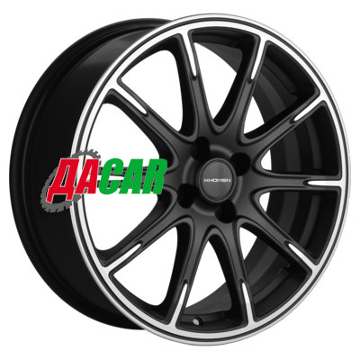 Khomen Wheels KHW1707 (Lada X-Ray) 6,5x17/4x100 ET41 D60,1 Black-FP matt