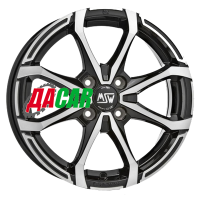 MSW X4 5,5x15/4x100 ET42 D60,1 Black Full Polish