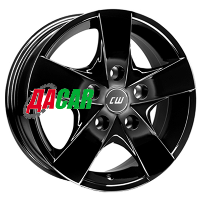 Borbet CWF 6,5x16/5x160 ET60 D65,05 Black glossy