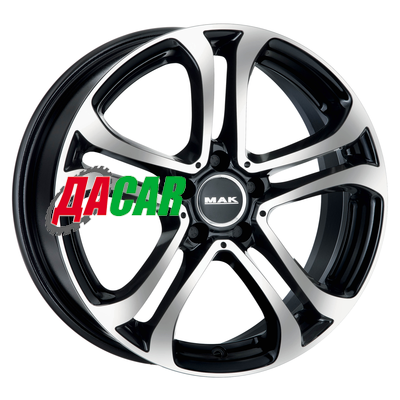 MAK Stuttgart 7,5x18/5x112 ET48 D66,6 Black mirror