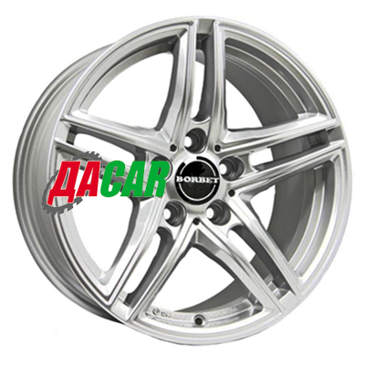 Borbet XR 7,5x17/5x112 ET30 D66,5 Brilliant Silver