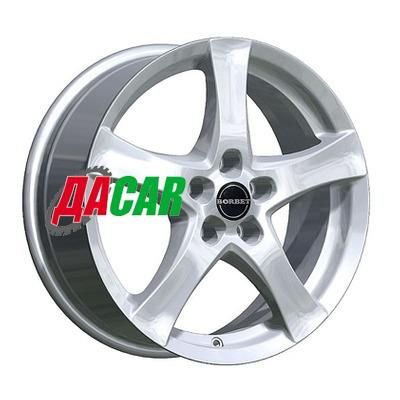 Borbet F 7x17/5x114,3 ET50 D72,5 Brilliant Silver