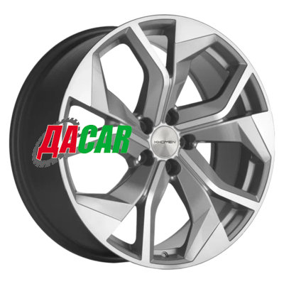 Khomen Wheels KHW2006 (RX) 8,5x20/5x114,3 ET30 D60,1 Brilliant Silver-FP