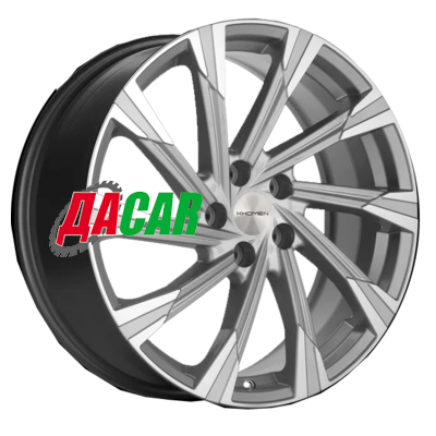 Khomen Wheels KHW1901 (Kodiaq/Tiguan) 7,5x19/5x112 ET43 D57,1 Brilliant Silver-FP