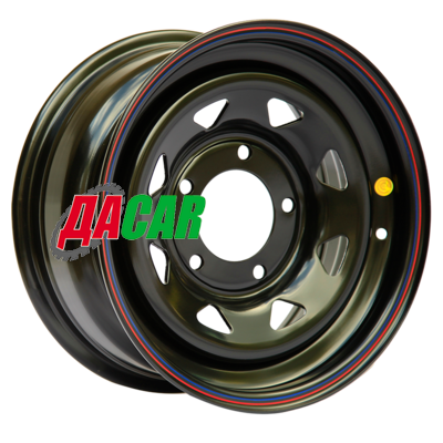 Off-Road Wheels УАЗ 7x15/5x139,7 ET0 D110 черный (треуг. мелкий)