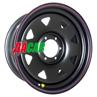Off-Road Wheels Тойота Ниссан (треуг. мелкий) 7x16/6x139,7 ET30 D110 Черный (с увелич. полкой)