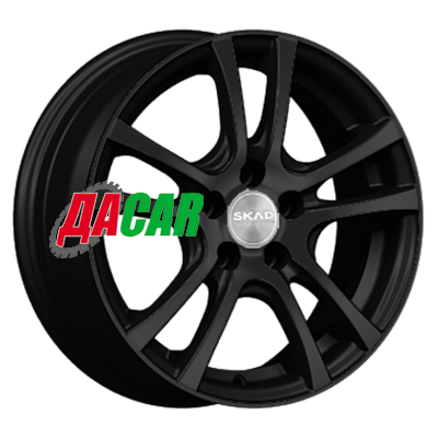 Скад Дели 6x15/5x100 ET38 D57,1 Черный бархат