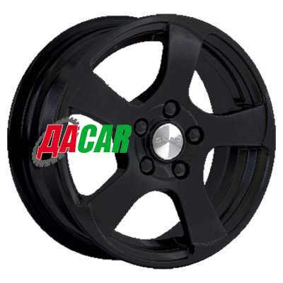 Скад Акула 5,5x14/4x98 ET35 D58,6 Черный бархат
