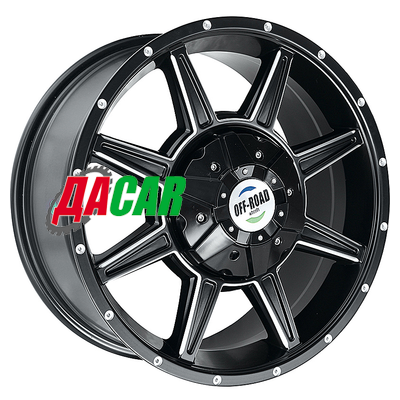 Off-Road Wheels Тойота 8x18/5x150 ET30 D110 черный с серебром