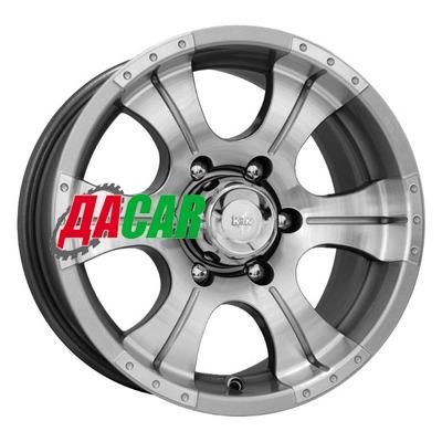 K&K Байконур (КС465М) 8x16/5x139,7 ET0 D110,1 Дарк платинум