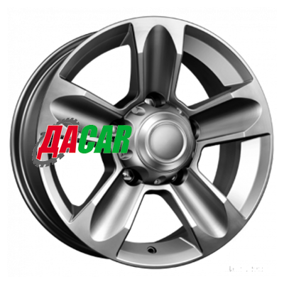 K&K Тор (КС694) 7x16/5x139,7 ET35 D108,5 Дарк платинум