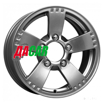 K&K Камелот (КС370) 7x16/5x139,7 ET40 D98 Дарк платинум