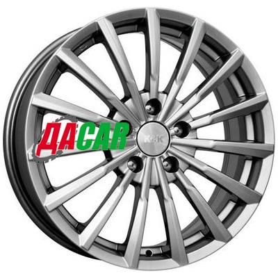 K&K Акцент (КС562) 7x17/5x114,3 ET48 D67,1 Дарк платинум