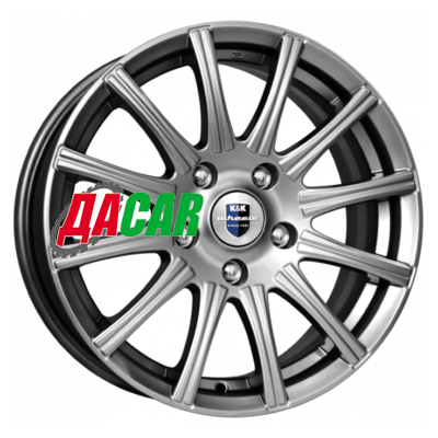 K&K Сиеста (КС474) 6x15/4x100 ET45 D67,1 Дарк платинум