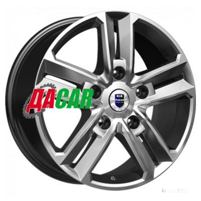 K&K Backfire (КС763) 8x18/5x114,3 ET45 D67,1 Дарк платинум