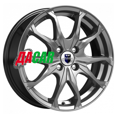 K&K Brent-оригинал (КС733) 6x16/4x100 ET50 D60,1 Дарк платинум