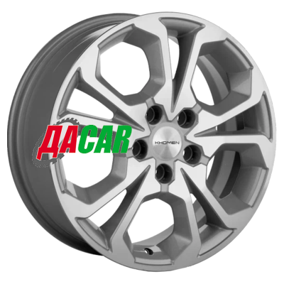 Khomen Wheels KHW1711 (Coolray) 6,5x17/5x114,3 ET45 D54,1 F-Silver-FP