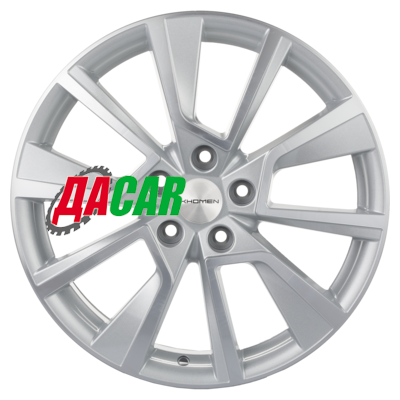 Khomen Wheels KHW1802 (Kodiaq) 7x18/5x112 ET43 D57,1 F-Silver-FP