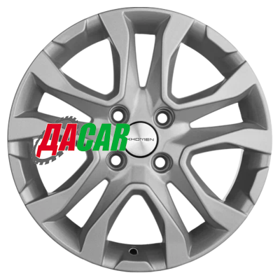 Khomen Wheels KHW1503 (Vesta) 6x15/4x100 ET50 D60,1 F-Silver