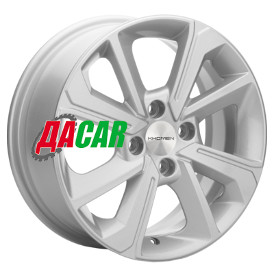 Khomen Wheels KHW1501 (Lada Granta) 6x15/4x98 ET36 D58,6 F-Silver