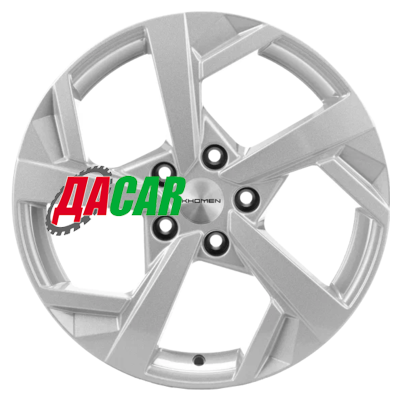 Khomen Wheels KHW1712 (Karoq/Octavia/Passat/Tiguan) 7x17/5x112 ET43 D57,1 F-Silver