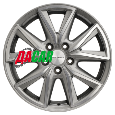 Khomen Wheels KHW1706 (RAV4) 7x17/5x114,3 ET39 D60,1 G-Silver-FP