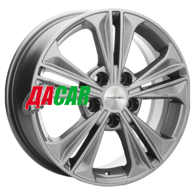 Khomen Wheels KHW1603 (Soul) 6x16/5x114,3 ET47 D67,1 G-Silver