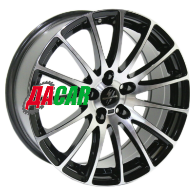 Fondmetal 7800 7x17/5x112 ET42 D57,1 Gloss Black Machined