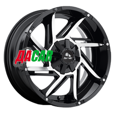 Buffalo BW-422 9x20/5x150 ET35 D110,1 Gloss Black Machined Face