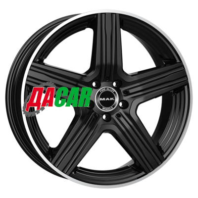 MAK Lewis 8x18/5x112 ET40 D66,6 Gloss Black Mirror Ring
