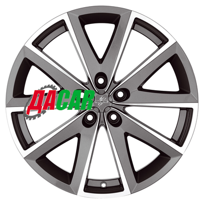 Fondmetal 7600 7,5x17/5x112 ET35 D67,2 Glossy Titanium Machined